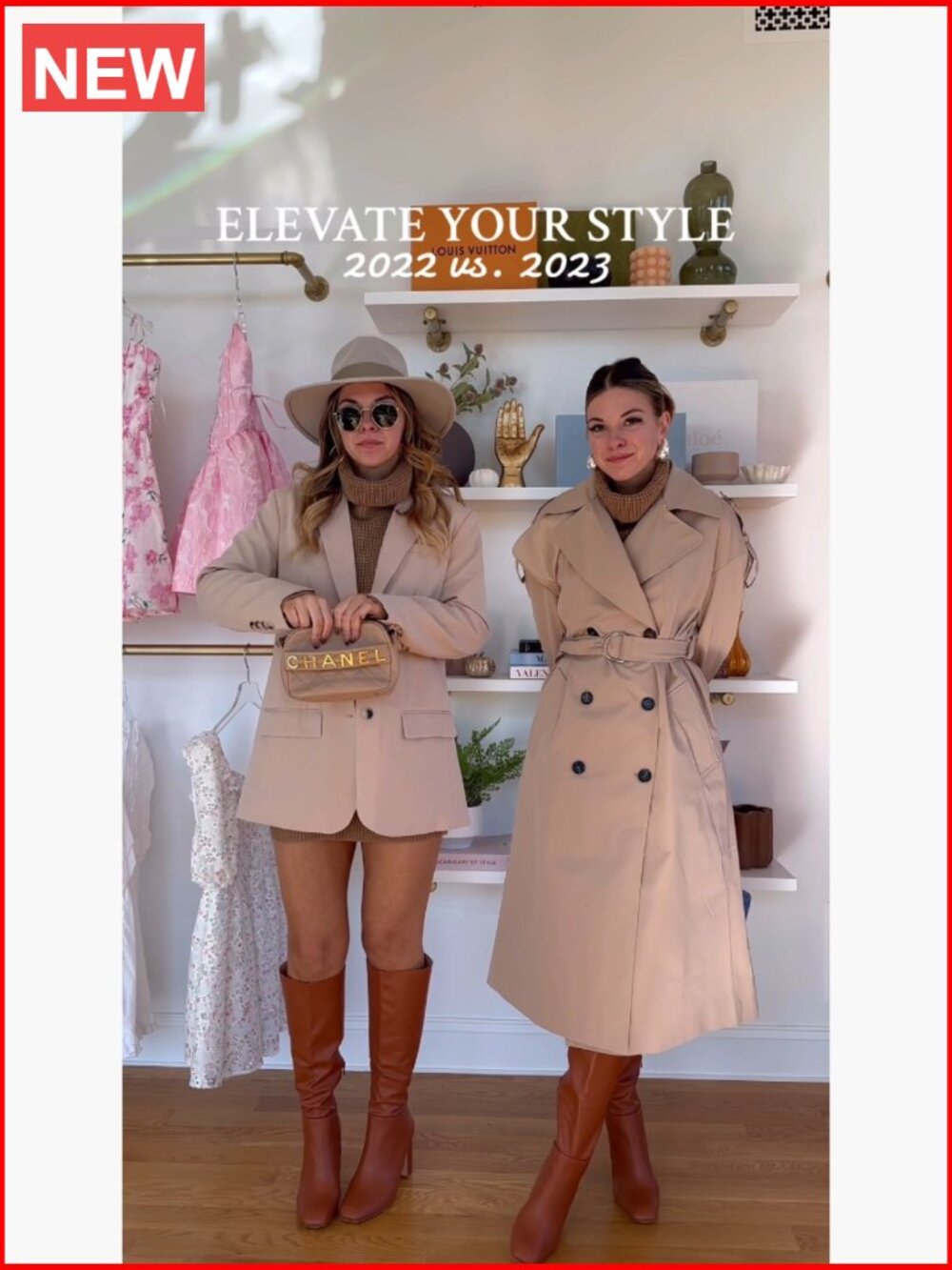 Oversized Double Breasted Trench Coat with Belt Windproof Overcoat - Picture 5 of 7